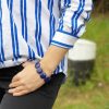 Armband aus Lapislazuli mit Gummizug