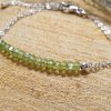 Silber Armband mit Peridot