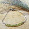 Silber Armband mit Peridot