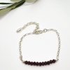 Silber Armband mit Granat